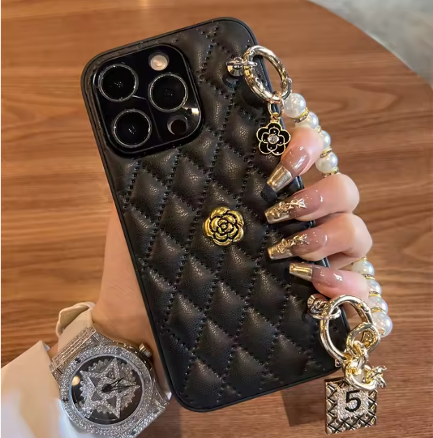 Midnight Camellia Charm Case - Midnight Muse Edition